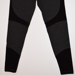 Alala leggings Black with black velvet detail